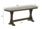 Lloyd Gray Rectangular Counter Height Set