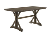 Lloyd Gray Rectangular Counter Height Set
