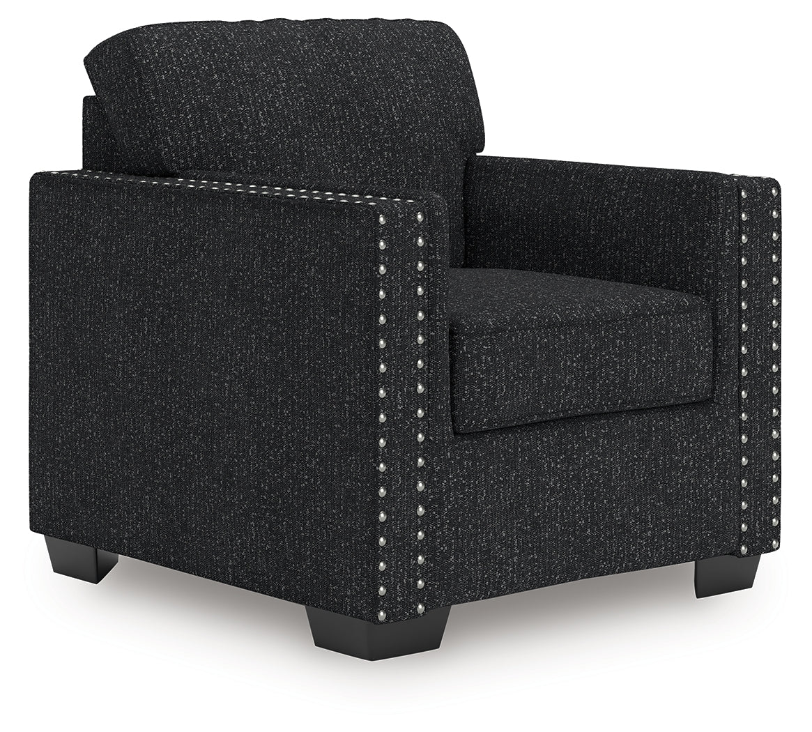 Jasmine Peaks Coal Chenille Chair