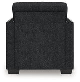 Jasmine Peaks Coal Chenille Chair
