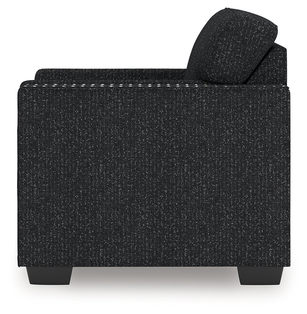 Jasmine Peaks Coal Chenille Chair