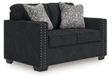 Jasmine Peaks Coal Chenille Loveseat