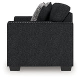 Jasmine Peaks Coal Chenille Loveseat
