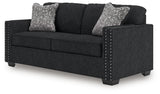 Jasmine Peaks Coal Chenille Sofa