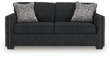 Jasmine Peaks Coal Chenille Sofa