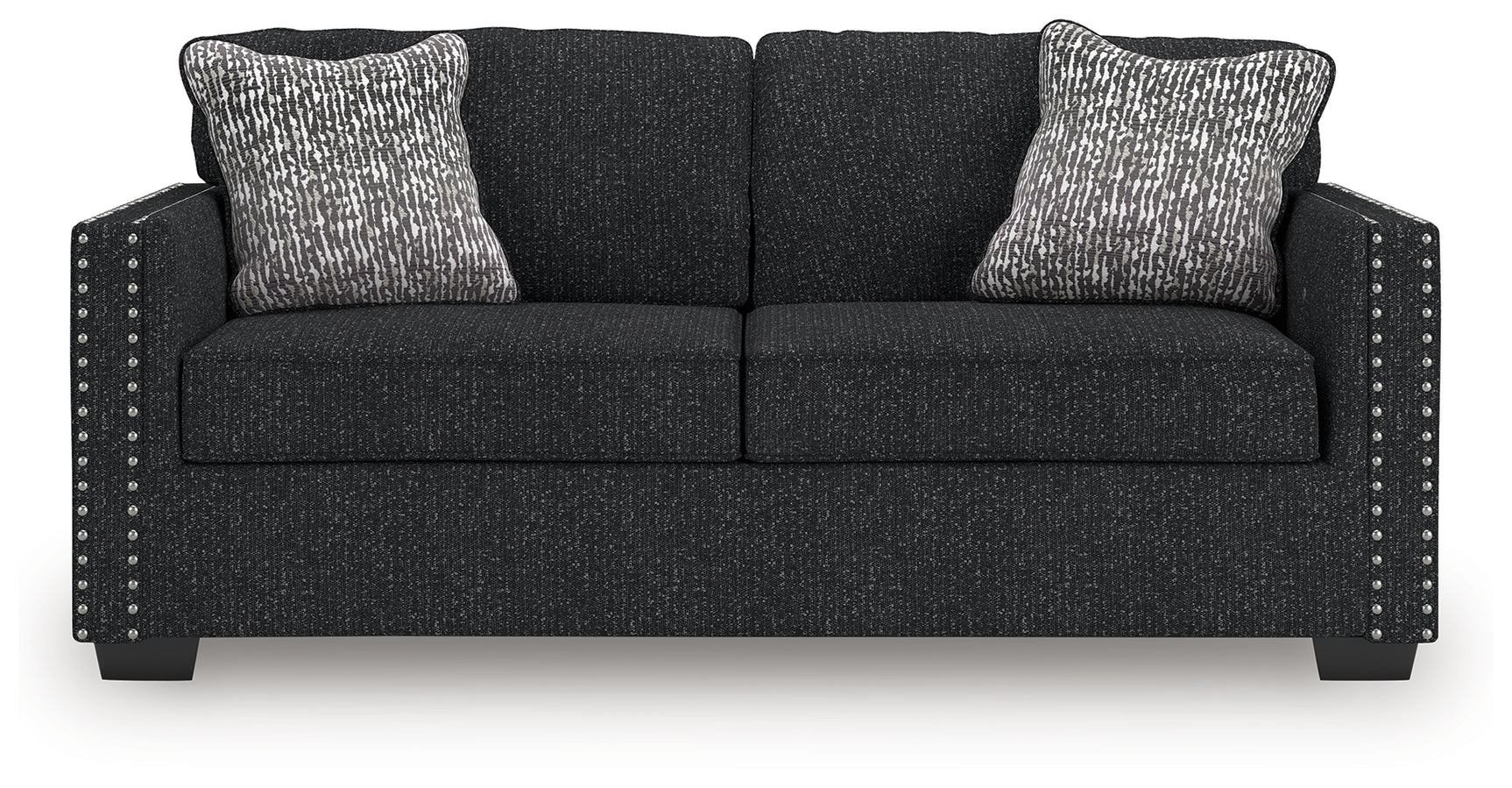 Jasmine Peaks Coal Chenille Sofa