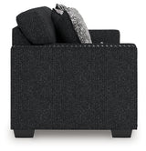 Jasmine Peaks Coal Chenille Sofa