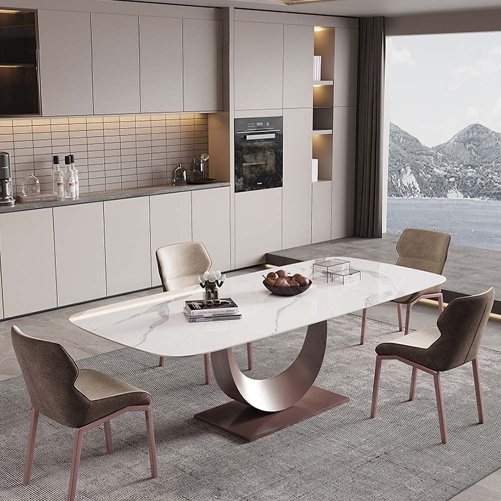 Tommy 71" White Top Dining Table