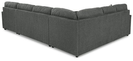 Edenfield Charcoal 3-Piece Sectional With Chaise 29003S2 - Ella Furniture