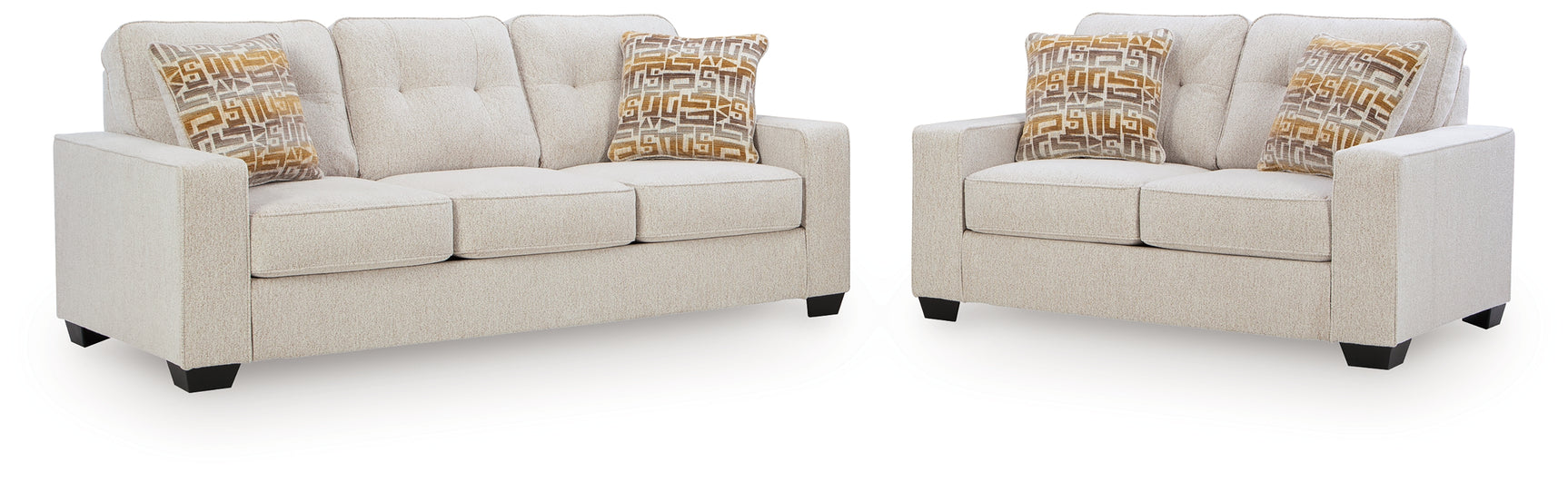 Larimer Stone Sofa and Loveseat