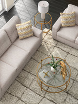 Pearlox Gold Table (Set of 3)