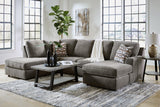 O'phannon Putty 2-Piece Sectional With Chaise 29402S2 - Ella Furniture