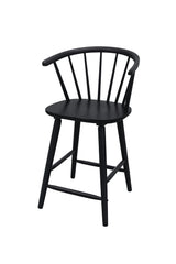 Janna Black Counter Height Barstool