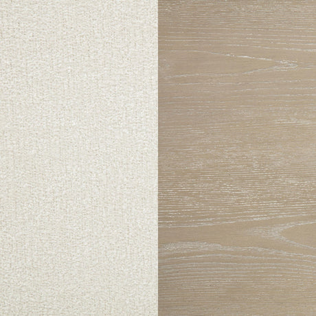 Lucaire Curved High Back Upholstered Dining Chair Cream Set of 2 — product image 13