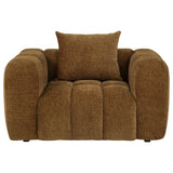 Lazaro 3-piece Fabric Upholstered Wide Channel Sofa Set Bronze — product image 12