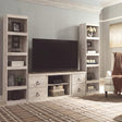 Willowton Whitewash 3-Piece Entertainment Center — product view