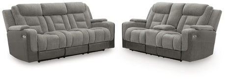 Mixed Shadow Motion Sofa and Loveseat — product image 3