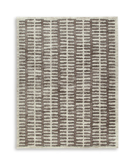 Cartlett White/Taupe/Black Extra Large Rug — product image 2