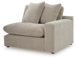 Maxton Heights Pebble 8-Piece Sectional — angled view