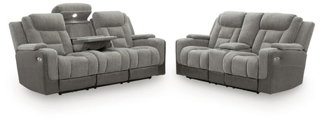 Mixed Shadow Motion Sofa and Loveseat — product image 4