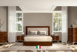 Eva Brown Italian Panel Bedroom Set