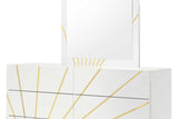 Safa White Gold Chest
