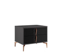 Osiris Black Nightstand