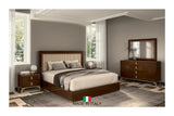 Eva Brown Modern Contemporary Solid Wood And Veneers 2-Drawers Nightstand - Ella Furniture