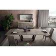 Ambra High Gloss 7-Piece Dining Set with Table and 6 Chairs from Ella Furniture