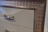 Dubai Metallic Silver LED Panel Bedroom Set