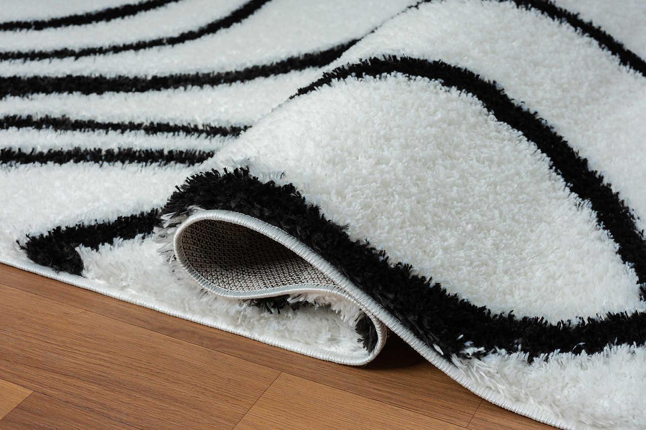Comfy Shag Ivory Area Rug