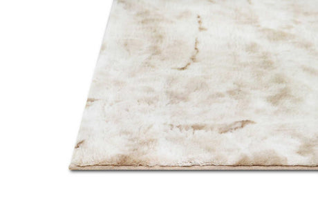 Rabbit -Td-beige Modern Transitional Art Silk Shine Rug - Ella Furniture