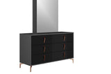 Osiris Black Nightstand