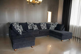 Zander Black Sectional
