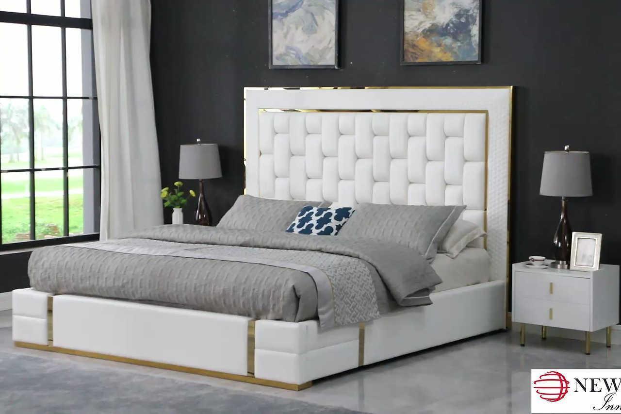 Marbella Black Storage Platform King Bed
