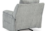 Buntington Light Gray Rocker Recliner