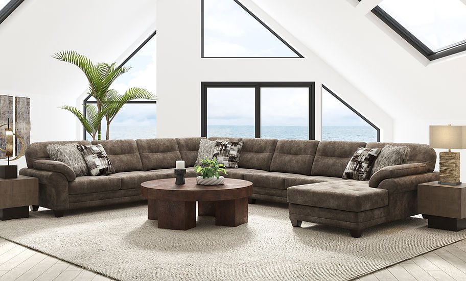 Wonderland Cola 6-Piece Sectional