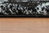 Comfy Shag Black Area Rug
