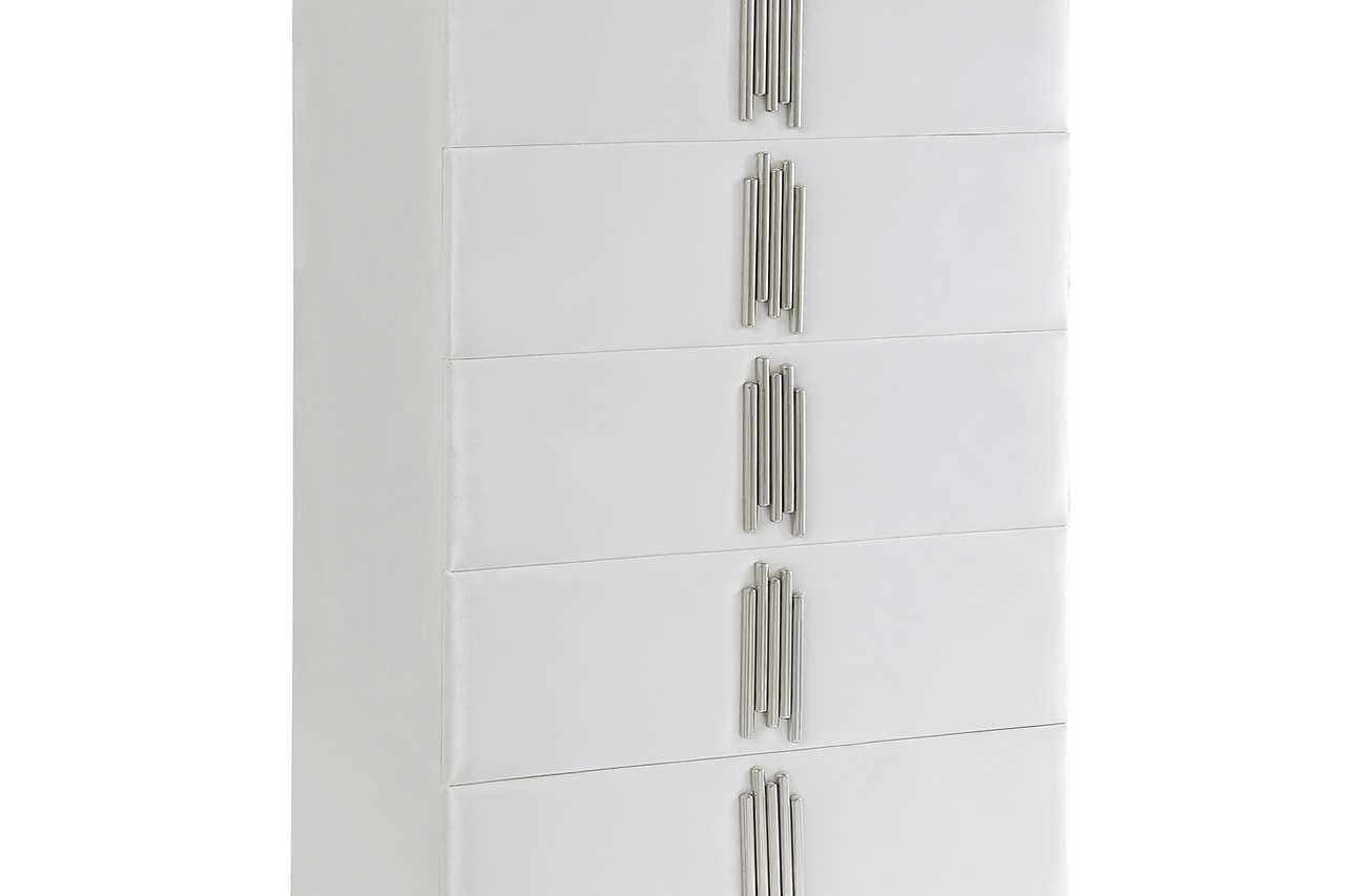 Token White Modern Chest - Ella Furniture