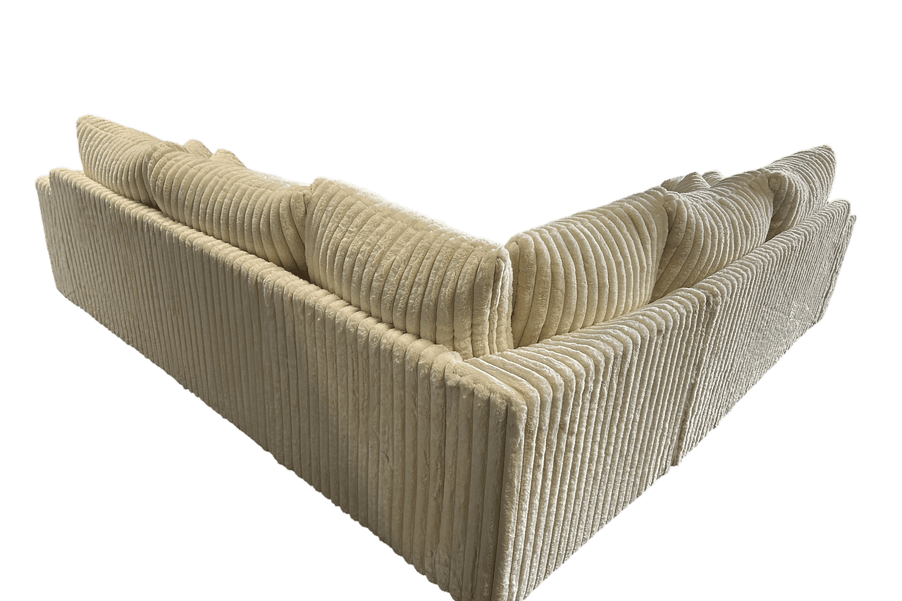 Noah Ivory Corduroy Sectional