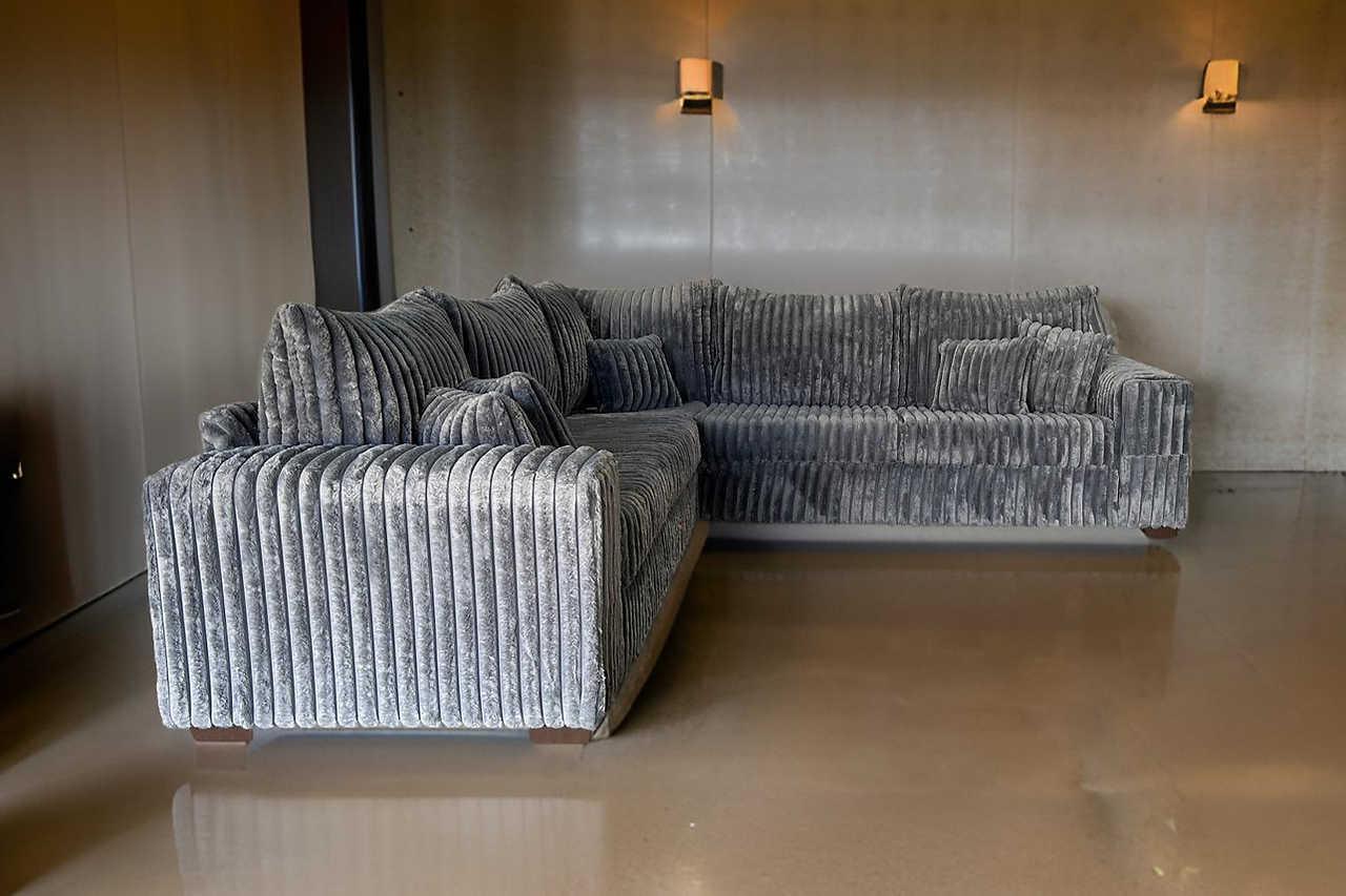 Noah Gray Corduroy Sectional