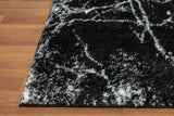 Comfy Shag Black Area Rug