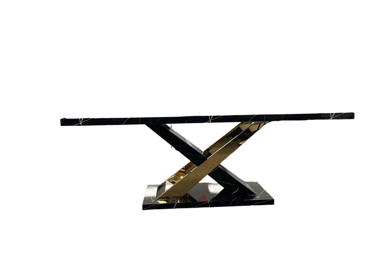 Viva Black Gold Dining Table