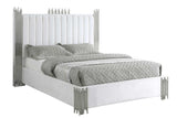 Token White Upholstered Panel Bedroom Set