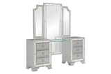 Avondale Gray Upholstered Tufted Panel Bedroom Set