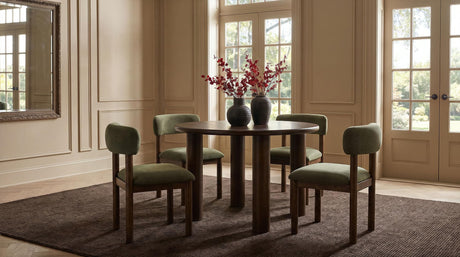 Faulkner Moss Green Upholstered Dining Side Chair Set of 2 — product image 14