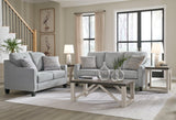 Adlai Shadow Sofa and Loveseat