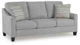 Adlai Shadow Chenille Queen Sofa Sleeper