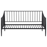 Newbury Metal Twin Daybed Bed Frame Matte Black