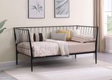 Richland Metal Twin Daybed Bed Frame Matte Black
